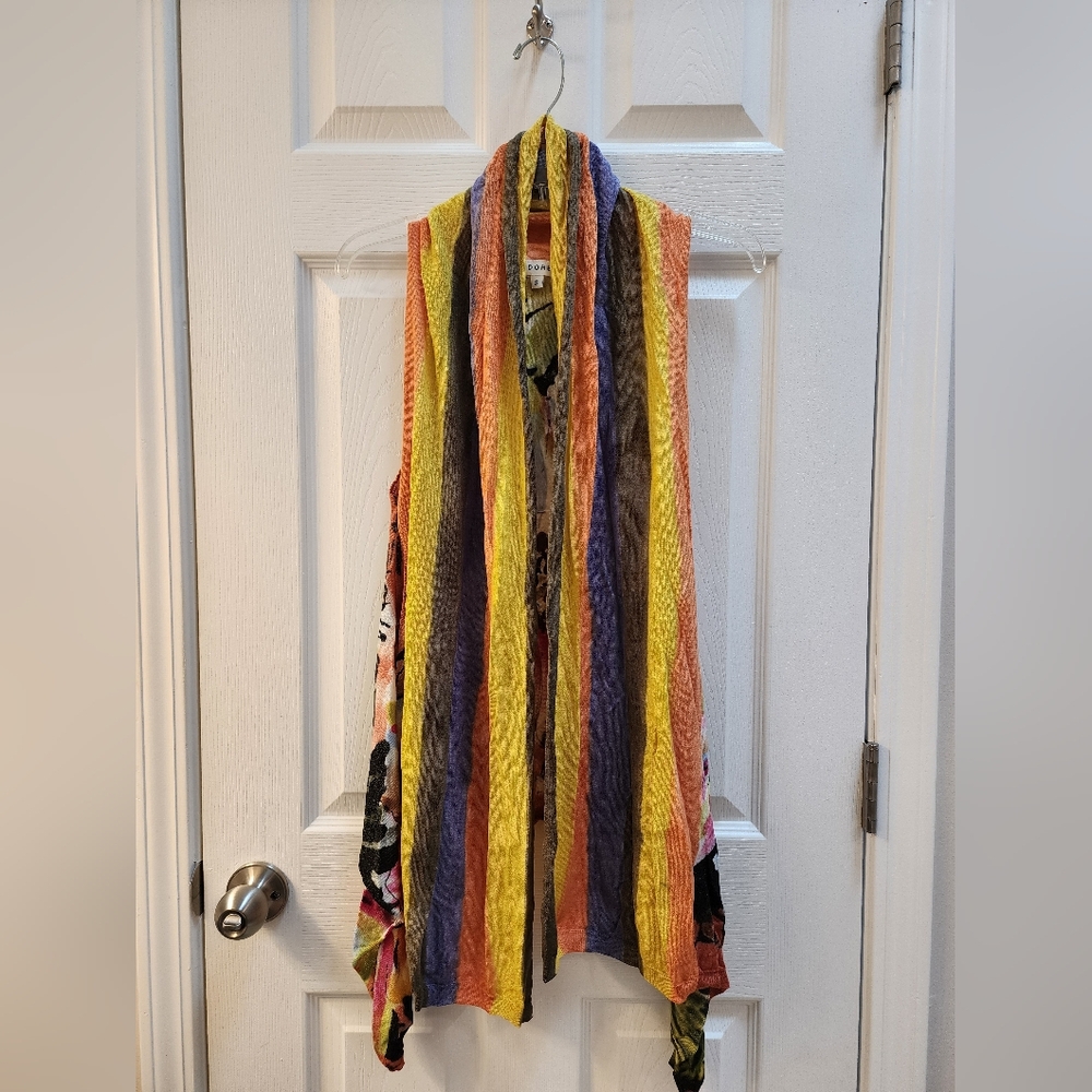 Adore Multicolor Striped Cardigan